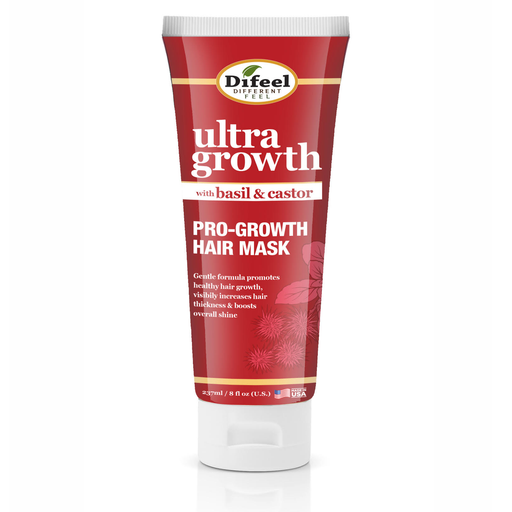 Difeel Ultra Growth Basil & Castor Oil Pro Growth Hair Mask 8 oz.