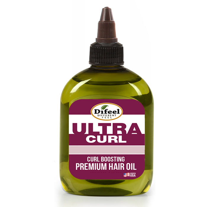 Difeel Ultra Curl Premium Hair Oil - Curl Boosting Hair Oil 2.5 oz.