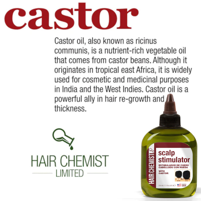 Hair Chemist Scalp Stimulator with Castor Oil 7.1 oz.