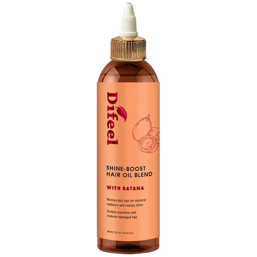 Difeel Signature Shine Boost Hair Oil Blend with Batana 8 oz.