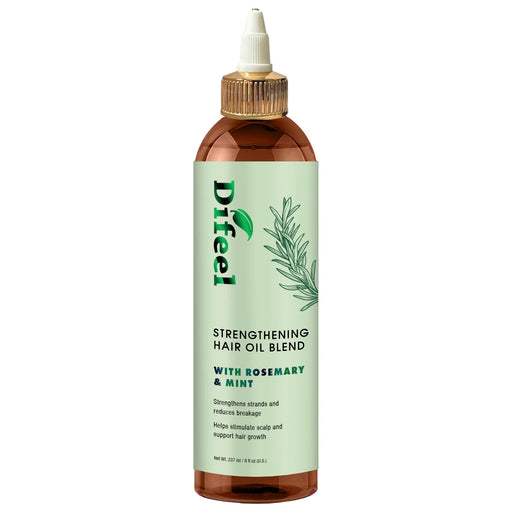 Difeel Signature Strengthening Hair Oil Blend with Rosemary & Mint 8 Ounce