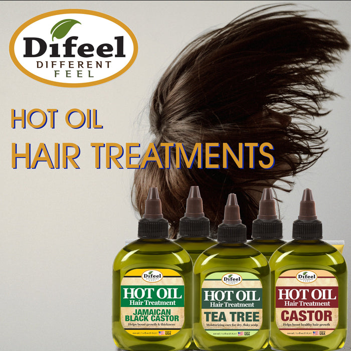 Difeel Jamaican Black Castor Hot Oil Treatment 7.1 oz.