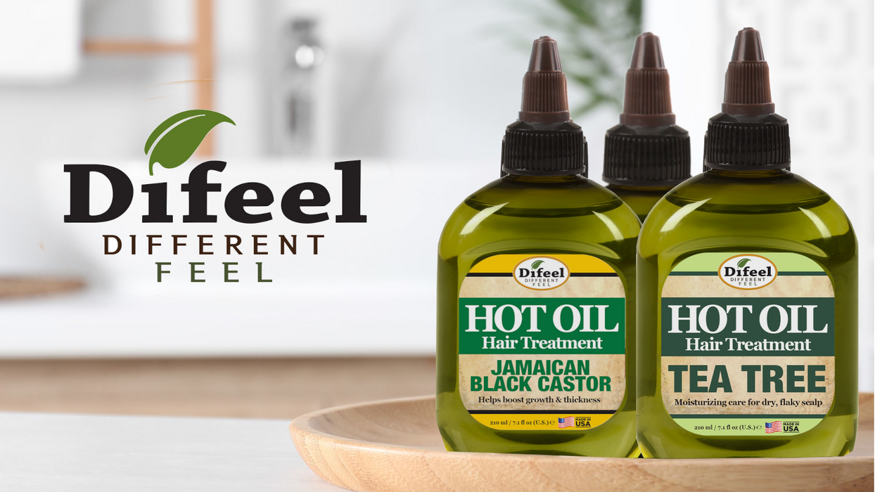 Difeel Jamaican Black Castor Hot Oil Treatment 7.1 oz.