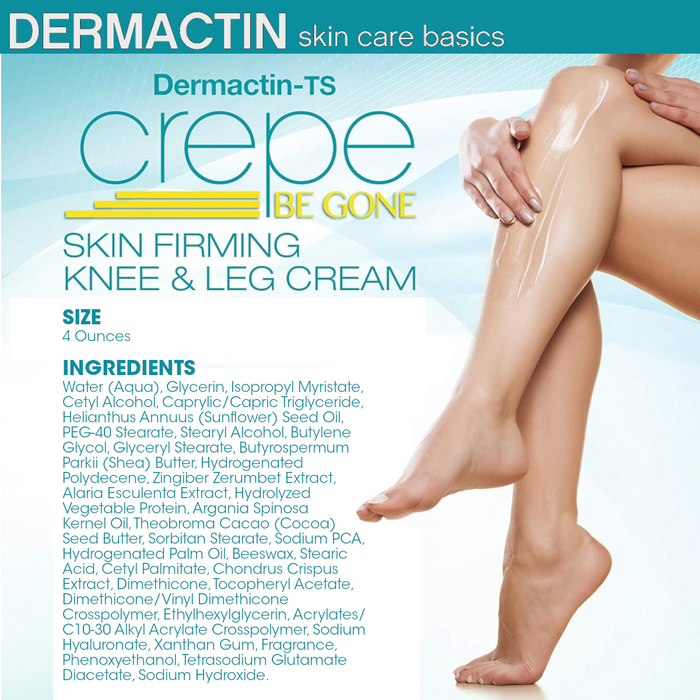 Dermactin Crepe Be Gone Skin Firming Knee & Leg Cream 4 oz.