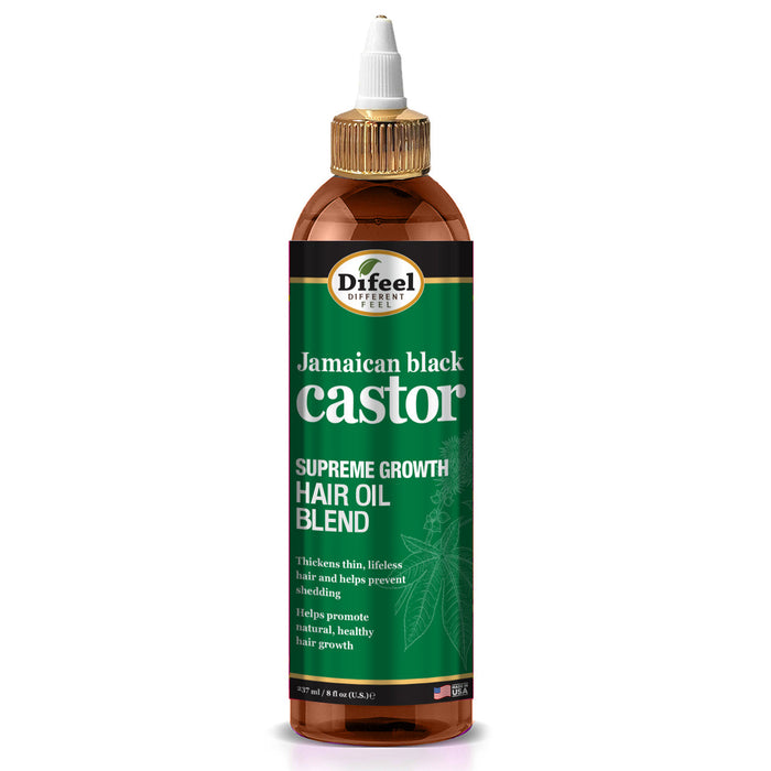 Difeel Superior Growth Jamaican Black Castor Hair Oil Blend 8 oz.