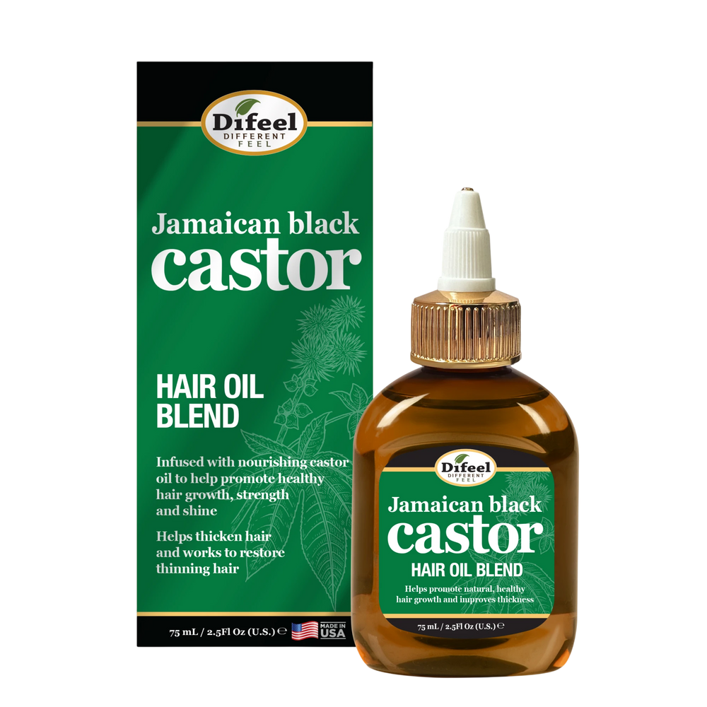 Difeel Superior Growth Jamaican Black Castor Hair Oil Blend - Travel Size 2.5 oz.