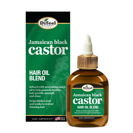 Difeel Superior Growth Jamaican Black Castor Hair Oil Blend - Travel Size 2.5 oz.