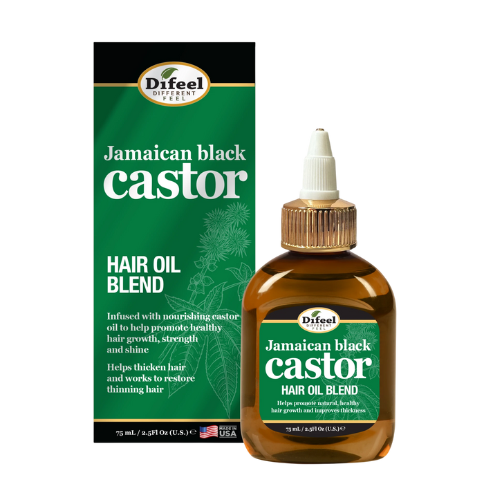 Difeel Superior Growth Jamaican Black Castor Hair Oil Blend - Travel Size 2.5 oz.