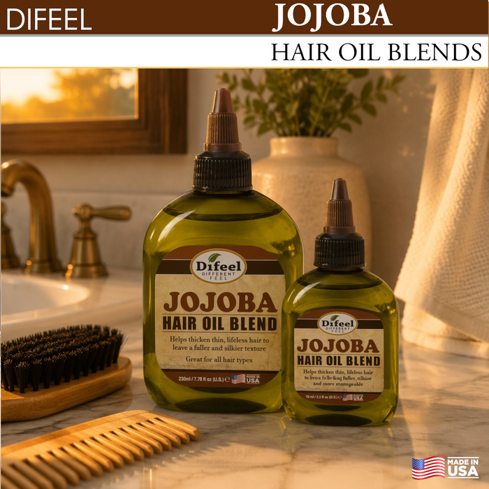 Difeel Jojoba Oil Hair Oil Blend  2.5 oz. (PACK OF 2)