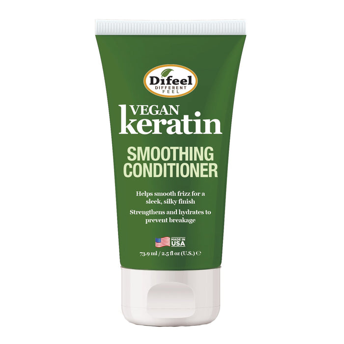 Difeel Vegan Keratin Anti Frizz Conditioner - Travel Size 2.5 oz.