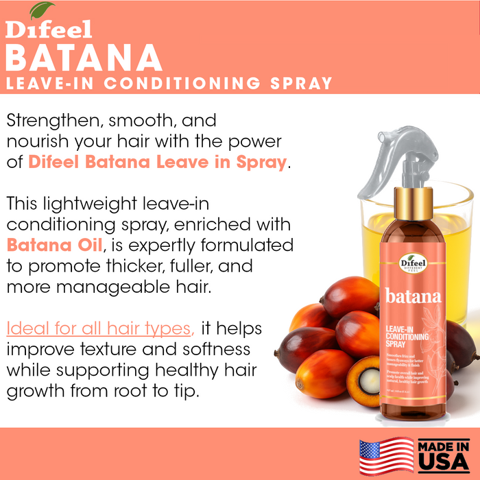 Difeel Batana Leave-in Conditioning Spray 8 oz.