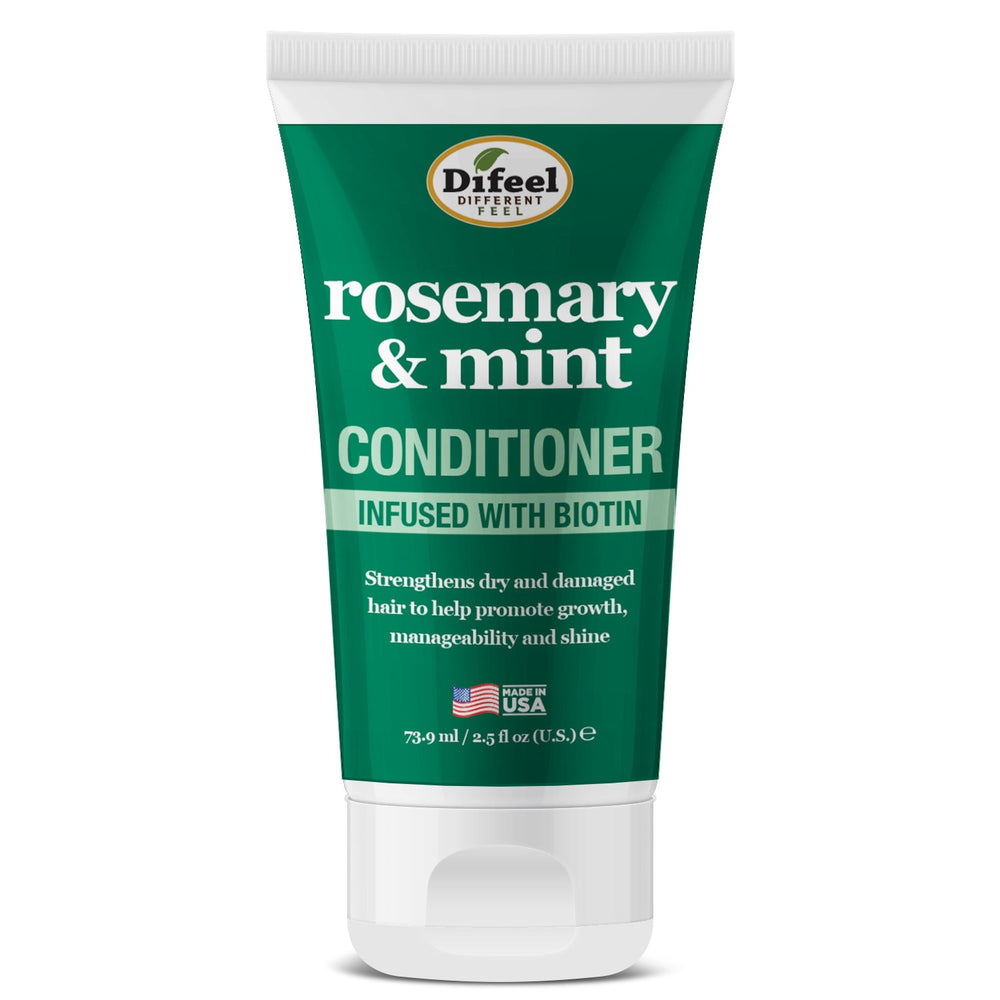 Difeel Rosemary and Mint Conditioner with Biotin - Travel Size 2.5 oz.
