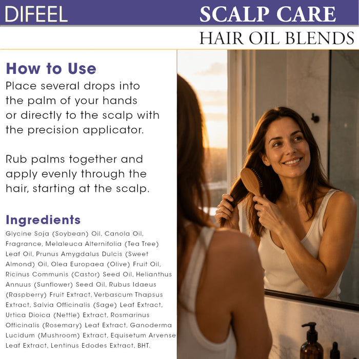 Difeel Scalp Care Hair Oil Blend 7.1 oz. (PACK OF 4)