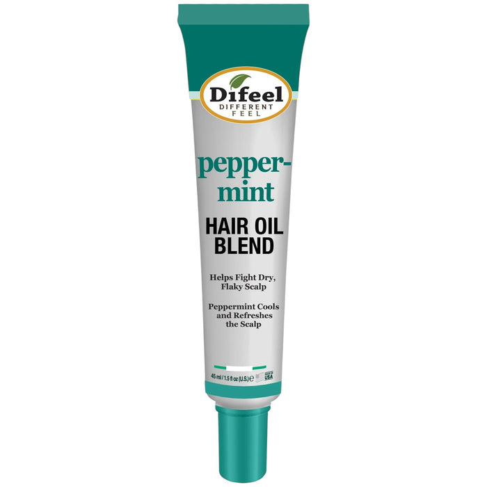 Difeel Mega Care Peppermint Oil Hair Oil Blend 1.4 oz.