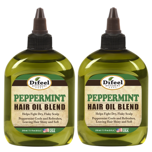Difeel Peppermint Hair Oil Blend 7.1 oz. (PACK OF 2)