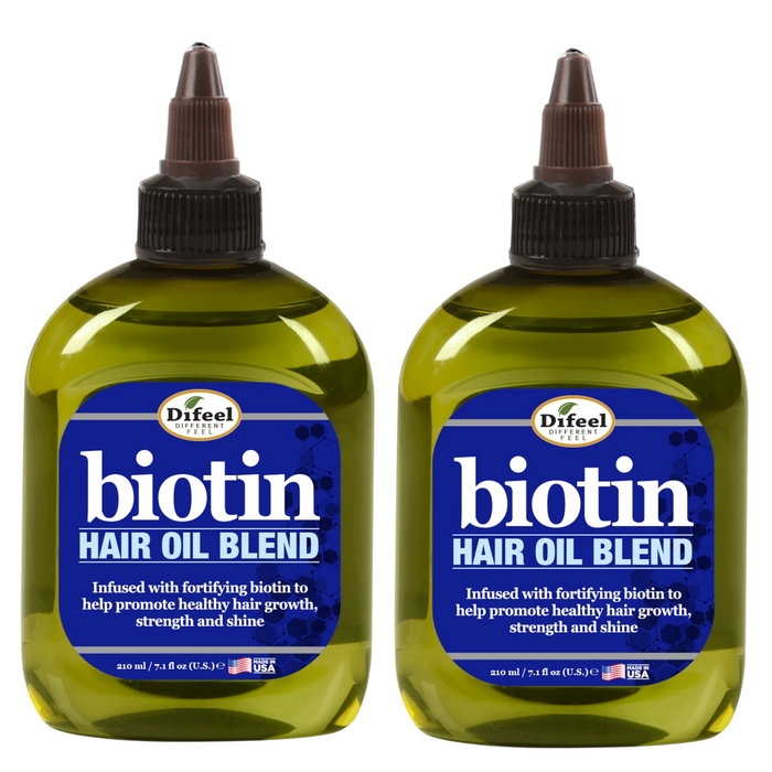 Difeel Biotin Hair Oil Blend 7.1 oz. (PACK OF 2)