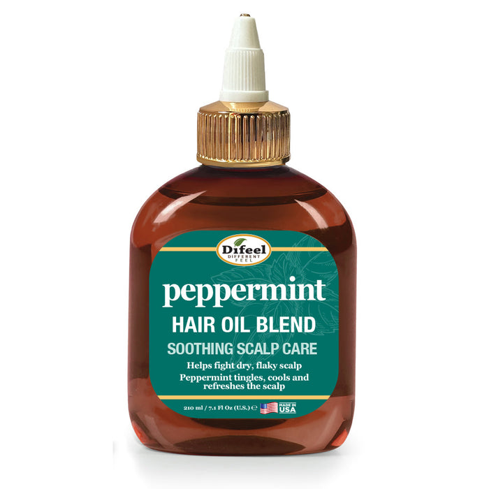 Difeel Peppermint Scalp Care Hair Oil Blend 7.1 oz.