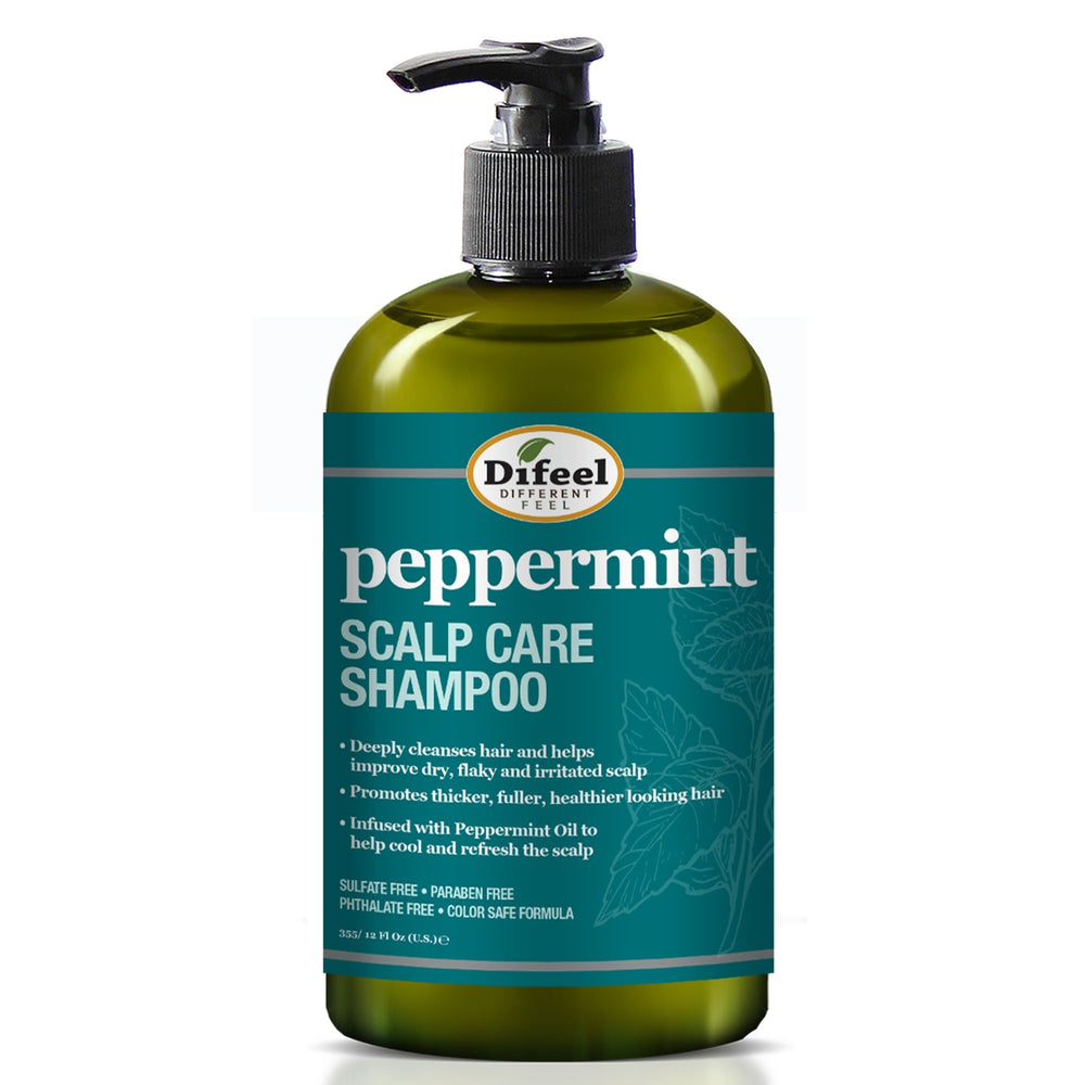 Difeel Peppermint Scalp Care Shampoo 12 oz.