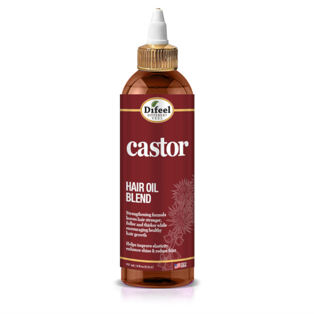 Difeel Castor Hair Oil Blend 8 oz.