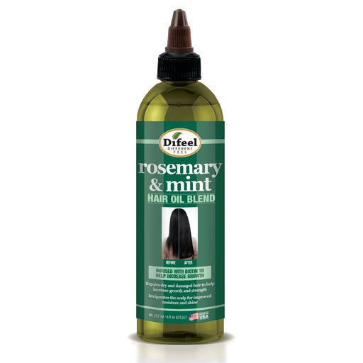 Difeel Rosemary and Mint Hair Oil Blend with Biotin 8 oz.