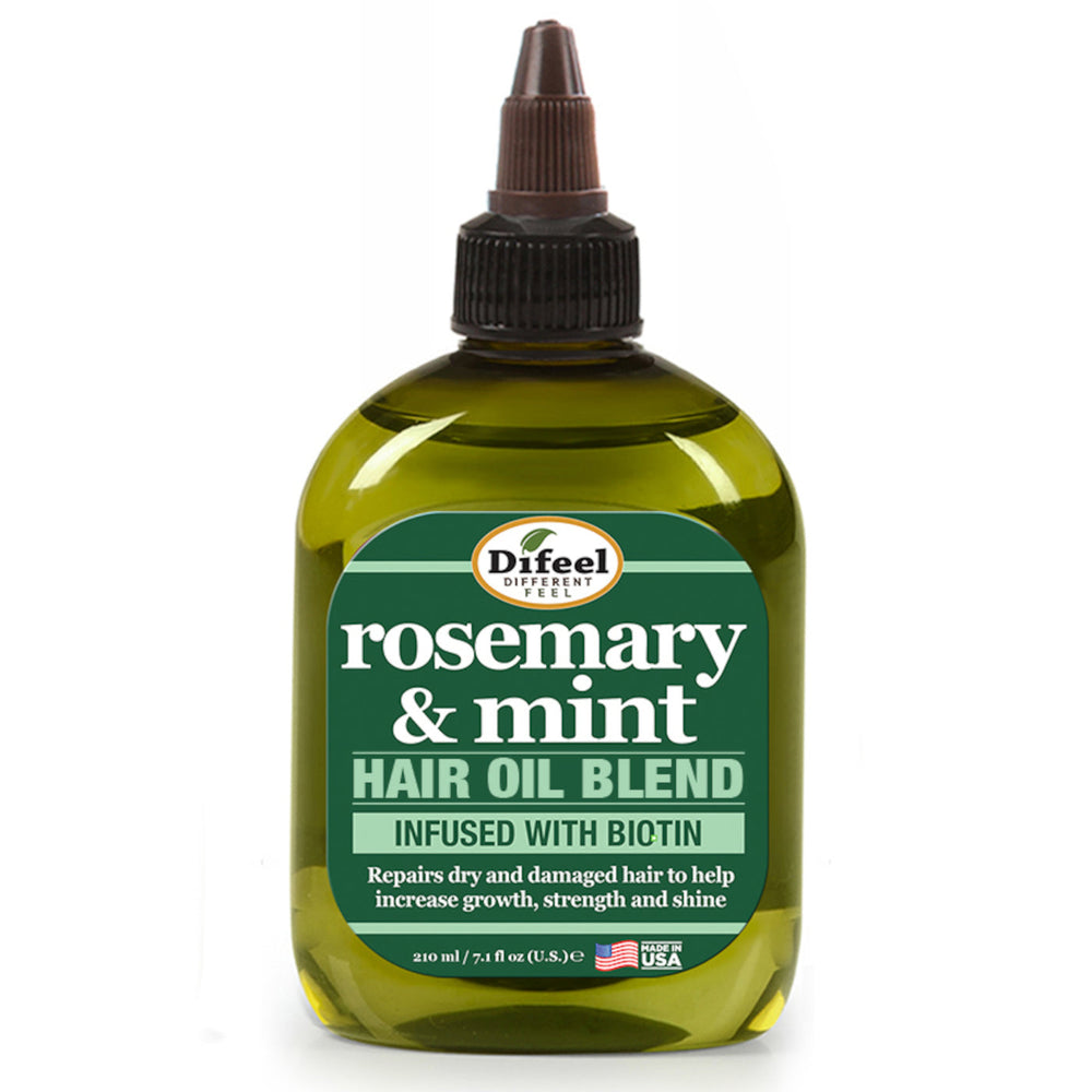 Difeel Rosemary and Mint Hair Oil Blend with Biotin 7.1 oz.