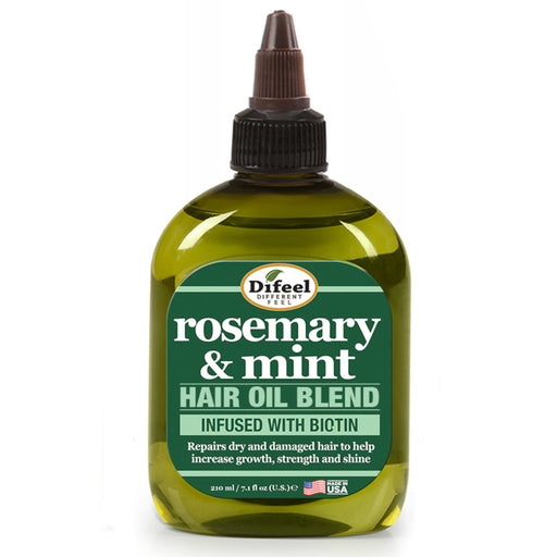 Difeel Rosemary and Mint Hair Oil Blend with Biotin 7.1 oz.