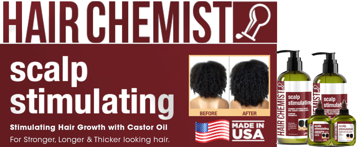 Hair Chemist Scalp Stimulating Castor Hair Oil 7.1 oz.