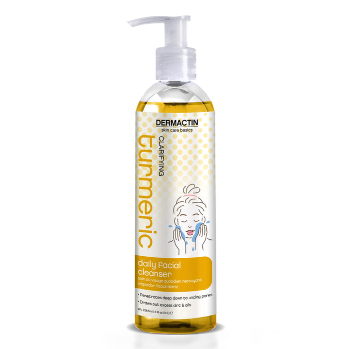 Dermactin Turmeric Daily Facial Cleanser 8 oz.