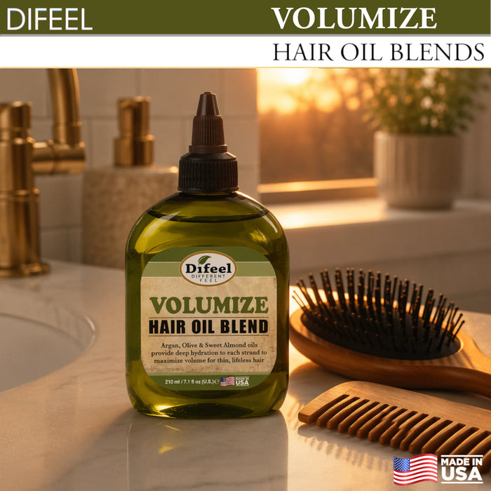 Difeel Volumize Hair Oil Blend 7.1 oz.  (PACK OF 4)