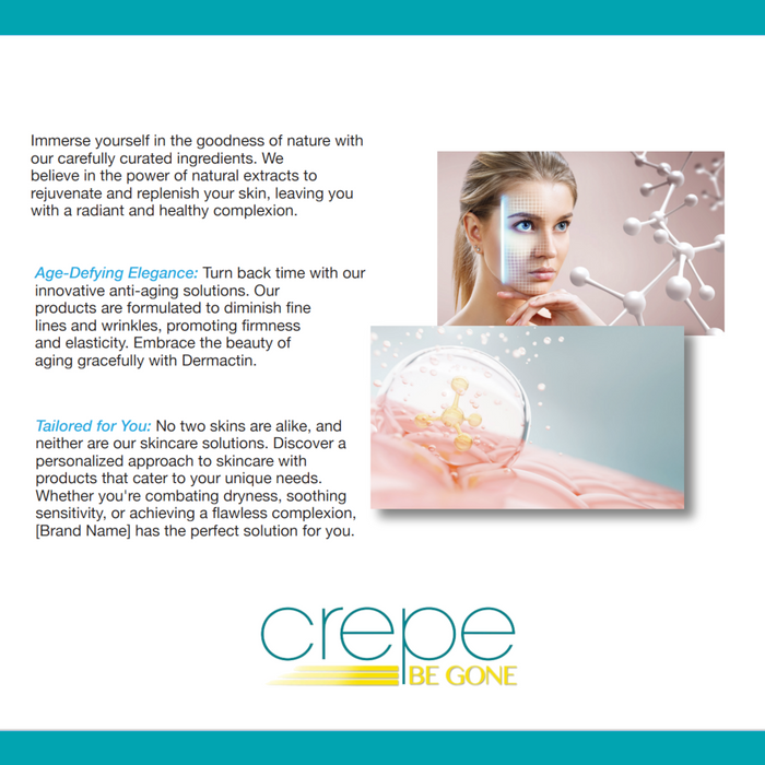 Crepe Be Gone Classic Body Souffle 12 oz. AND Firming Neck Cream 12 ounce (LARGE 2-PC SET)