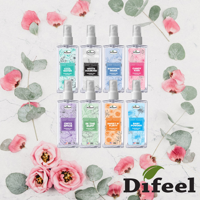 Difeel Deep Touch Body Mist - Baby Powder 3 oz.