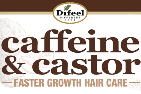 Difeel Caffeine & Castor Premium Hair Oil for Faster Hair Growth 2.5 oz.