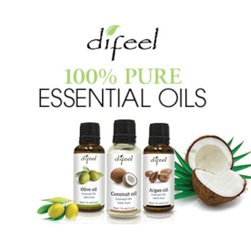 Difeel 100% Pure Essential Oil - Coconut Oil, Boxed 1 oz.