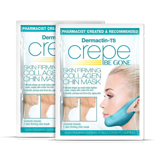 Crepe Be Gone Skin Firming Collagen Chin Mask (Pack of 2)