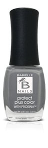 Feathered Slippers (A Creamy Pure Grey) - Protect+ Nail Color w/ Prosina - Barielle - America's Original Nail Treatment Brand