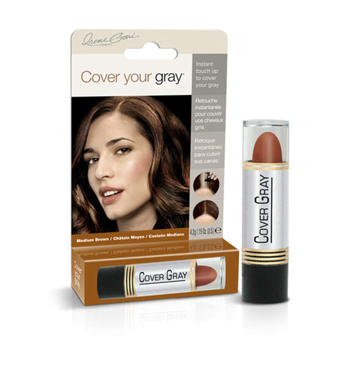 Cover Your Gray Hair Color Touch-up Stick - Medium Brown (3-PACK)