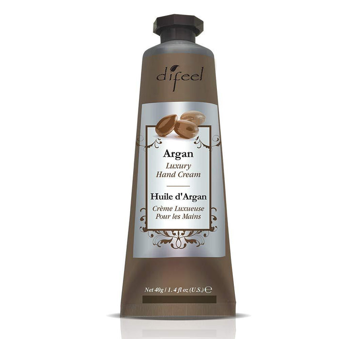 Difeel Luxury Moisturizing Hand Cream - Argan Oil for Dry Skin 1.4 oz.