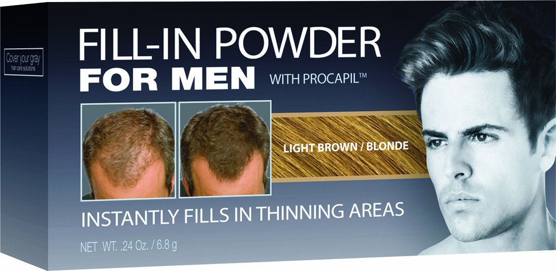 Cover Your Gray Fill-In Powder for Men - Light Brown .24 oz.
