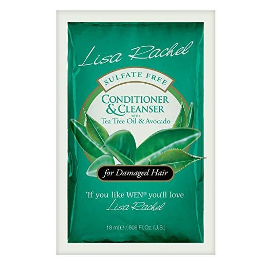 Lisa Rachel Conditioner & Cleanser with Tea Tree Oil & Avocado for Damaged Hair .6 oz.