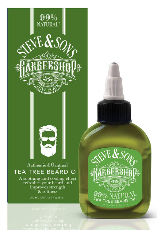 Steve & Sons Barbershop Beard Oil Tea Tree 2.5 oz.