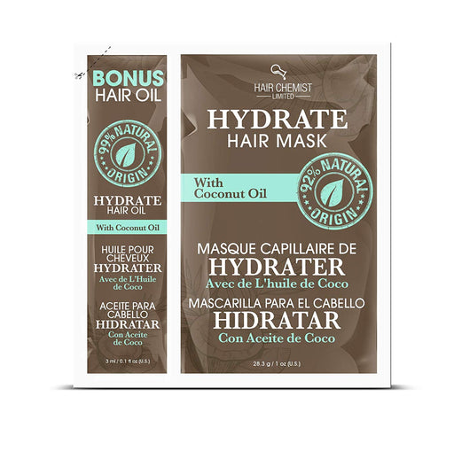 Hair Chemist Hydrate Hair Mask with Coconut Oil Packette 1 oz.