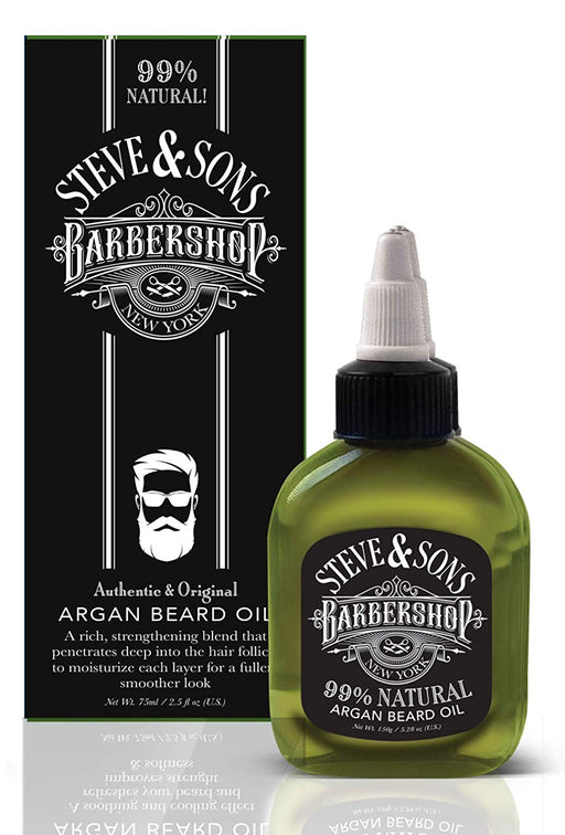 Steve & Sons Barbershop Beard Oil Argan 2.5 oz.
