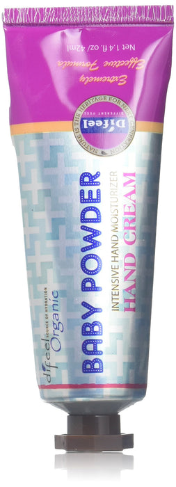 Difeel Luxury Moisturizing Hand Cream - Baby Powder 1.4 Ounce (12 Pack)