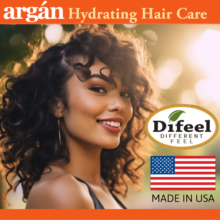 Difeel Argan Hydrating Hair Mask 12 oz.