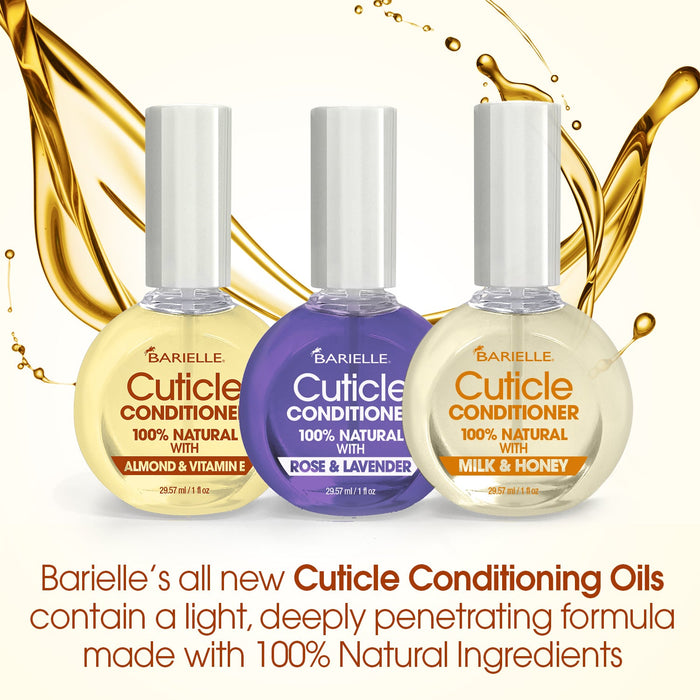 Barielle 100% Natural Cuticle Conditioner with Milk & Honey 1 oz. - Barielle - America's Original Nail Treatment Brand