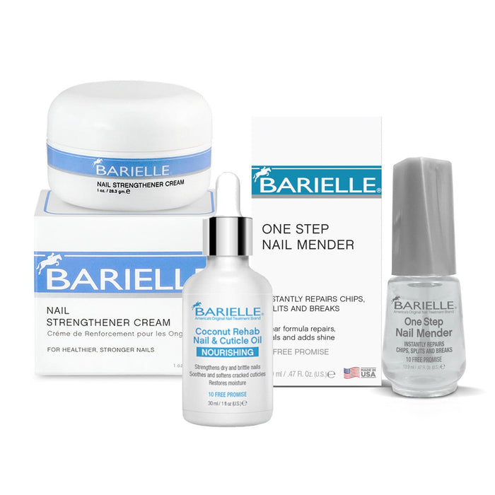 Barielle One Step Nail Mender - Nail & Cuticle Repair & Treatment Collection 3-PC Set - Barielle - America's Original Nail Treatment Brand