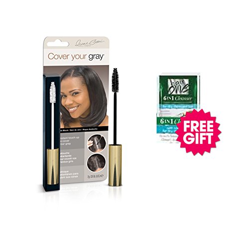 Cover Your Gray Brush In Wand - Jet Black w/ FREE Coconut Hair Cleanser