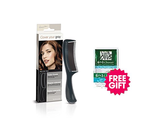 Cover Your Gray Color Comb - Black w/ FREE Coconut Hair Cleanser Packette