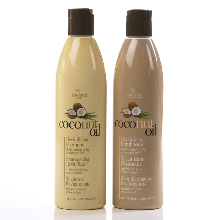 Hair Chemist Coconut Oil Revitalizing Shampoo + Conditioner 10 oz. 2-PC SET