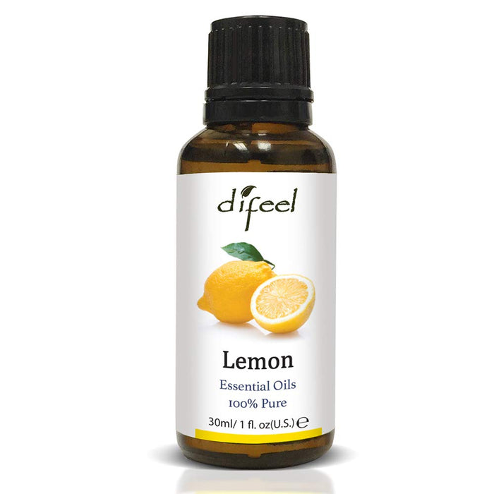Difeel Essential Oil 100% Pure Lemon Oil 1oz 6PK